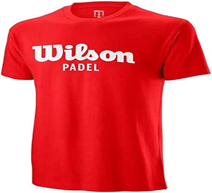 wilson 男式 m padel scrpt 棉 t 恤 rd t 恤